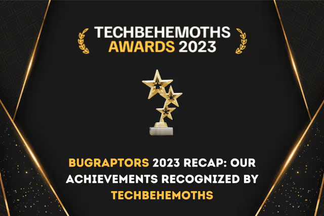Setting Benchmarks For 2024: TechBehemoths Recognizes BugRaptors