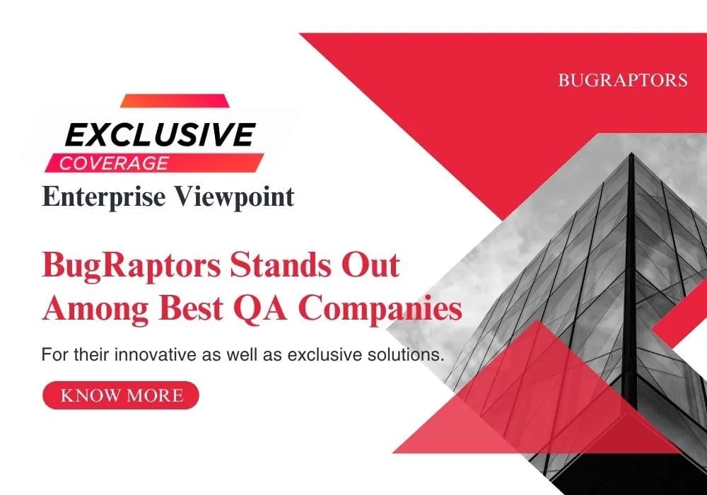 BugRaptors Among The Most Recommended Software Testing Providers in 2023 By Enterprise Viewpoint