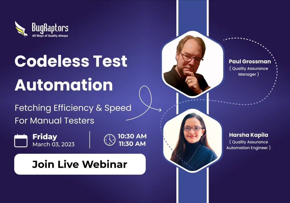 Codeless Test Automation With Paul Grossman: A Webinar Worth Attending
