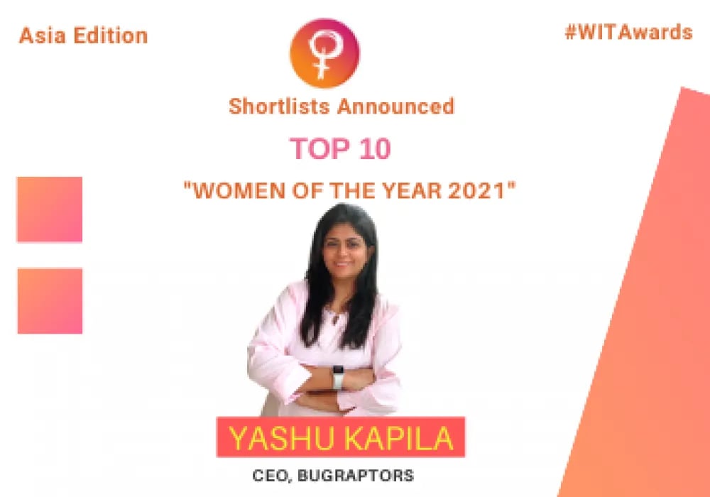Yashu Kapila Listed Among ‘Top 10 Women of the Year’ in IT Awards Asia Series