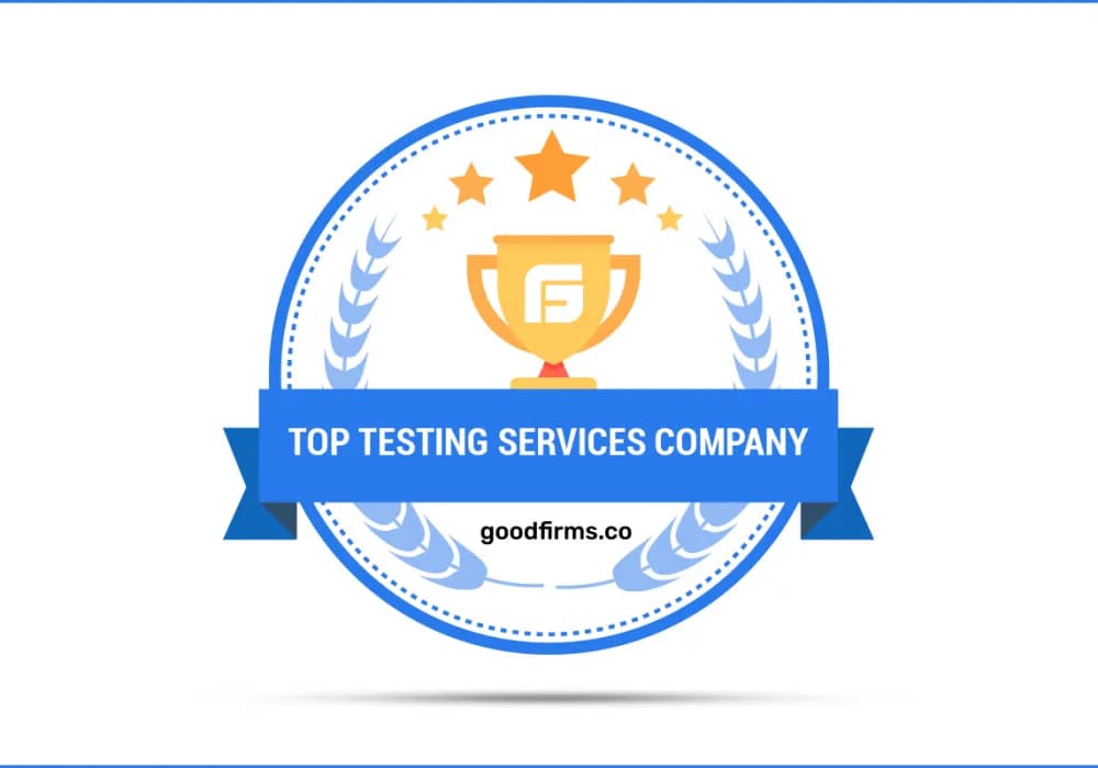 GoodFirms Recognized BugRaptors among Best Testing Companies
