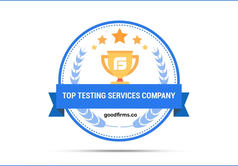 GoodFirms Recognized BugRaptors among Best Testing Companies