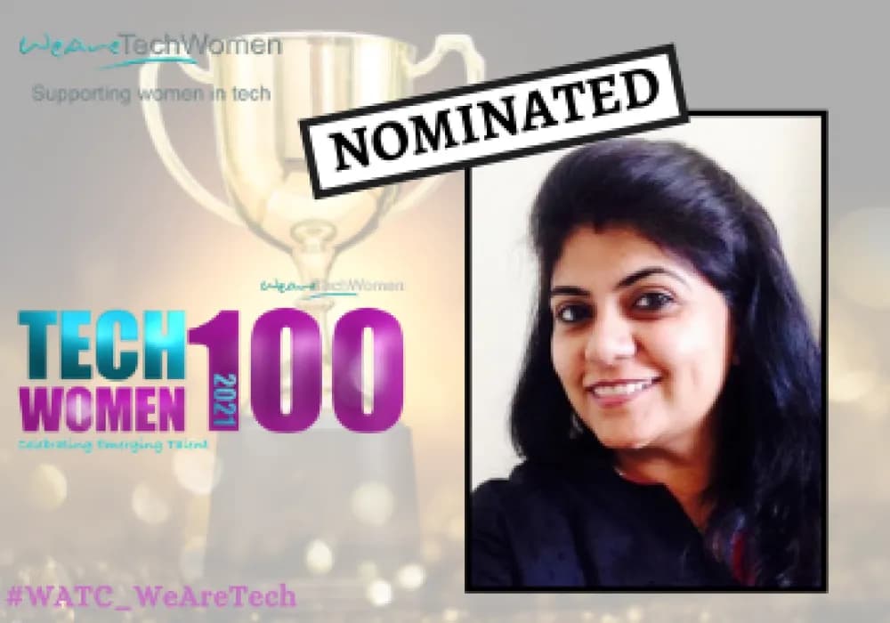 Yashu Kapila Got Nominated for TechWomen100 Awards