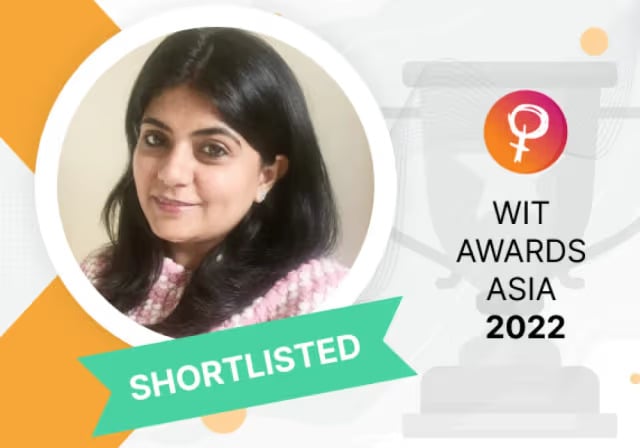 Yashu Kapila Shortlisted For Woman of the Year Award at WIT Awards Asia Series 2022