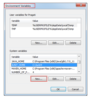 environment variables