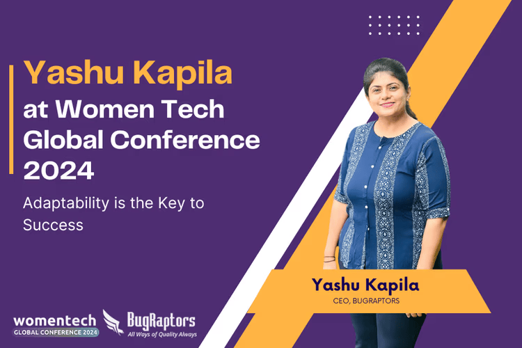 Yashu Kapila at Women Tech Global Conference 2024